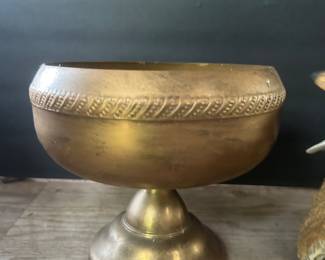 Brass pedestal 
