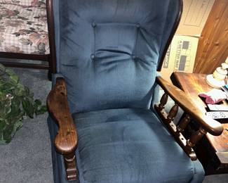Wooden recliner  Ethan Allen 