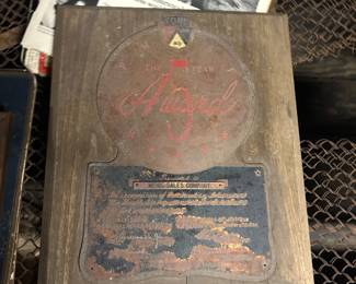 Ford award plaque