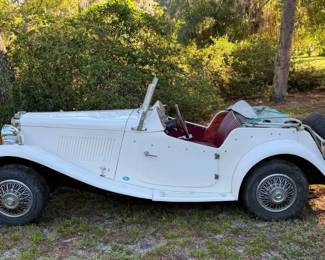 1952 MG TD replica, 2 seater convertible kit car