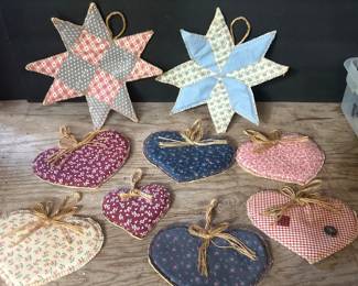 Quilted hearts