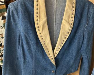 Denim jacket and pants 