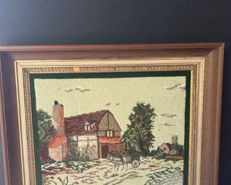 Cottage needle point