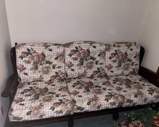Wooden couch