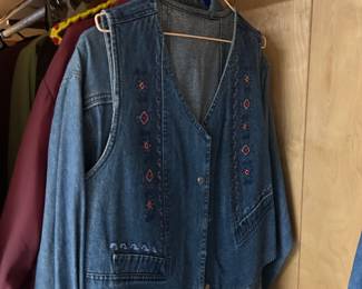 Denim vest