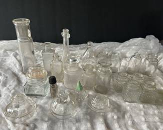 Mini clear bottles 