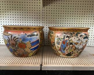 Asian large pots