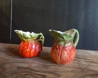 Strawberry and rhubarb pitcher