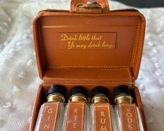 Mini portable alcohol case