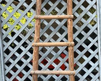 Wooden ladder