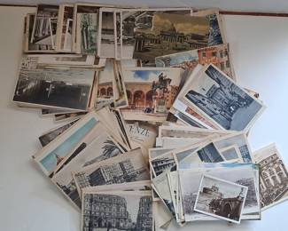 Collection of Vintage European Travel Postcards