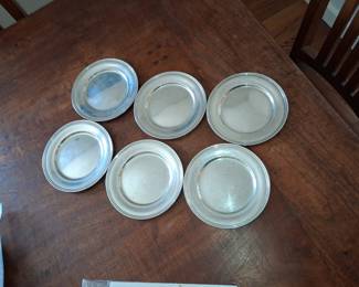 S. Kirk & Son Sterling Silver Bread and Butter Plates