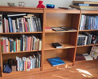 Mid-Century Modern Teak Modular Bookcase Units by Poul Hundevad