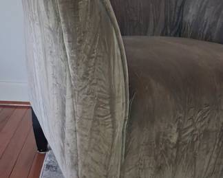 Contemporary Upholstered Wingback Accent Chair