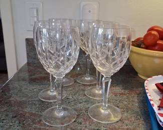 Waterford Crystal Lismore Wine Glasses - Set of 6