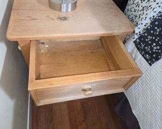 Broyhill Pine Three-Drawer Nightstand