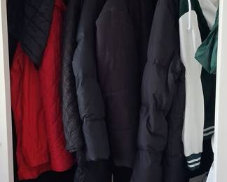 Assorted Winter Outerwear Collection: Puffer Coats and Jackets