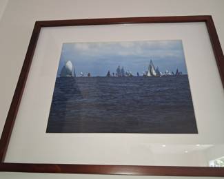 Nautical Sailboat Regatta Photographic Print by David Knowlton