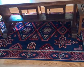 Hand-Knotted Baluchi Wool Area Rug 62" x 88"