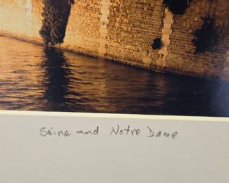 Seine and Notre Dame, Limited Edition Photograph
