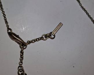 Kenneth Cole teardrop pendant necklace