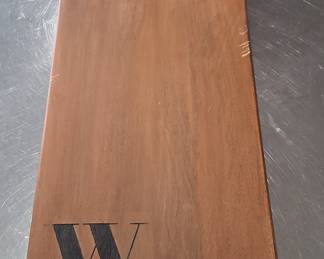 Monogrammed 'W' Wooden Serving Board by JK Adams