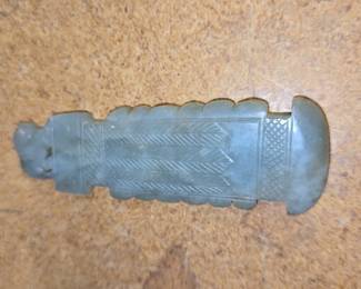 Chinese Archaistic Jade Belt Hook