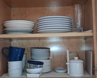 Assorted Kitchen Cabinet Contents