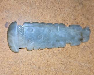Chinese Archaistic Jade Belt Hook
