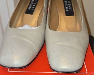 Stuart Weitzman 621 Nofive Crystal Taupe Pumps