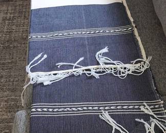 Handwoven Cotton Tallit, Jewish Prayer Shawl