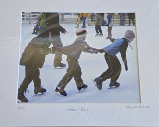 Skaters - Paris, Limited Edition Photograph by P. Shaw