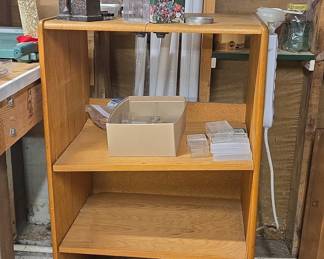 Mid-Century Modern Style Teak Rolling Utility Cart