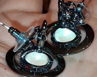 Vivienne Westwood Orb Stud Earrings