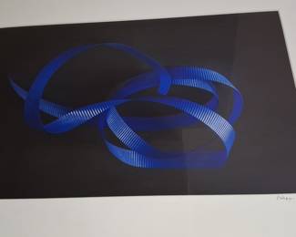 Pshaw-Photo Abstract Ribbon Print size 10"x14"