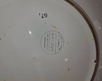 Royal Norfolk Turquoise Swirl Dinner Plate