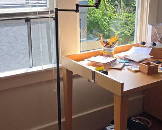 Mid-Century Modern Style Swing-Arm Floor Lamp