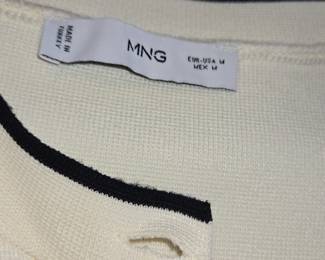 MNG Mango Contrast Piping Knit Waistcoat