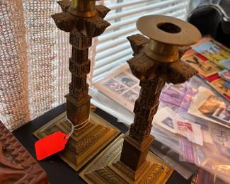 Sri lanka temple candle sticks