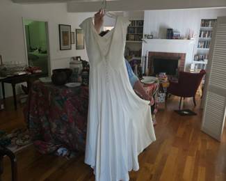 Vintage Silk Wedding dress 