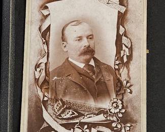 Antique cabinet card