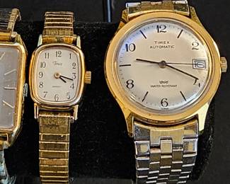 Vintage 1970s Timex Viscount Automatic men's wristwatch