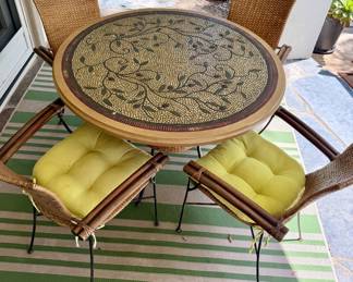 outdoor bistro set
