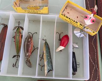 Vintage fishing lures