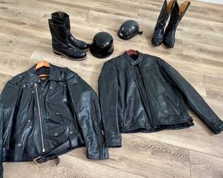 2 Leather jacket one Harley Davidson