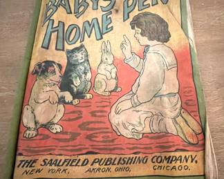 Muslin Book 1908 Baby’s Home Pets 