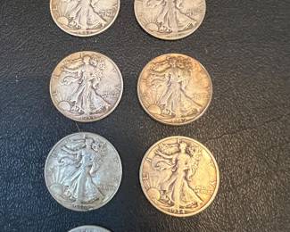 Walking Liberty Half Dollars 