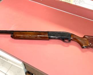 Remington Model - 1100 Semi Automatic 12 GA with Leather Lace on cheek piece