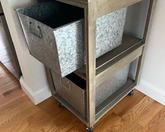 Rolling Bin tin pull out draws