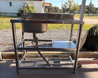 $175 - Stainless Steel Prep Sink